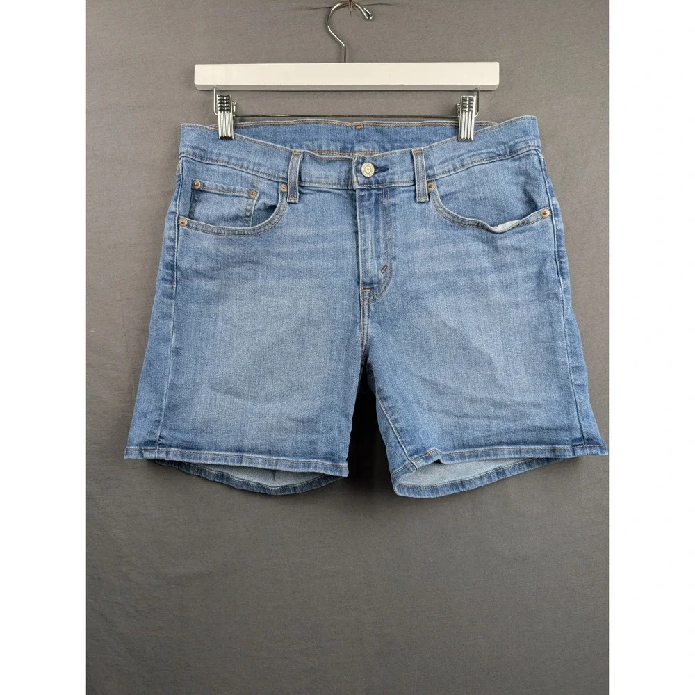Levi's 501 Original Denim Shorts Light Wash Blue Size 31